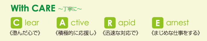 with CARE ～丁寧に～